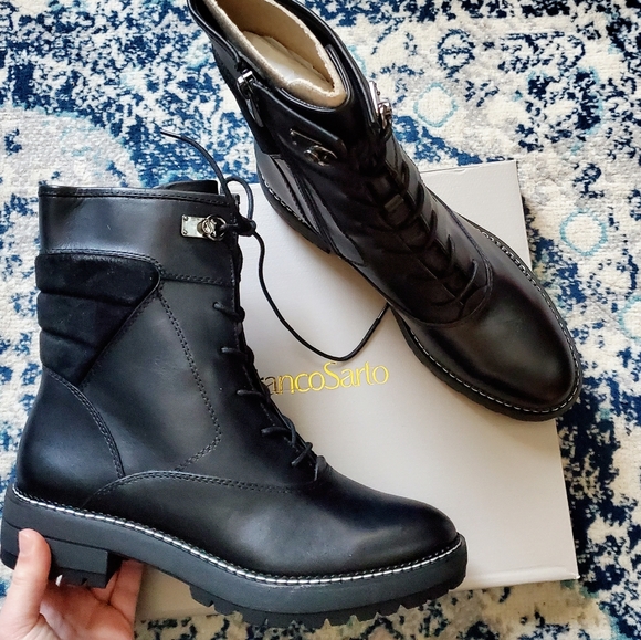 Franco Sarto Shoes - FRANCO SARTO Leather Combat Boots NIB